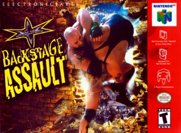 WCW Backstage Assault (USA) box cover front